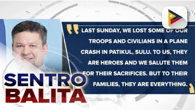 Rep. Paolo Duterte at Rep. Eric Yap, magbibigay ng P5-M na tulong pinansyal sa mga pamilya ng mga nasawing sundalo