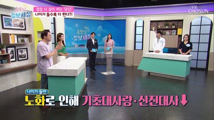 나잇살에 더 취약한 중년 여성..ㅠㅠ 그 이유는? TV CHOSUN 210707 방송