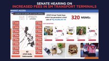 Senate of the Philippines: Hearing on increased fees in SM transport terminals