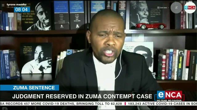 Judgement reserved in Zuma contempt case