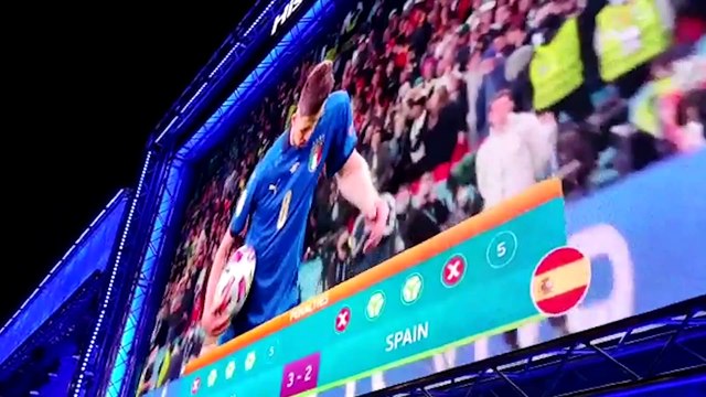 Euro2020, il boato in Piazza del Popolo dopo il rigore decisivo di Jorginho