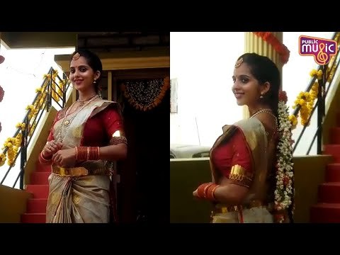 Niveditha Gowda Poses For Photos In Saree | Chandan Shetty And Niveditha Gowda Marriage
