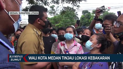 Wali Kota Medan Tinjau Lokasi Kebakaran di Jalan Mahkamah