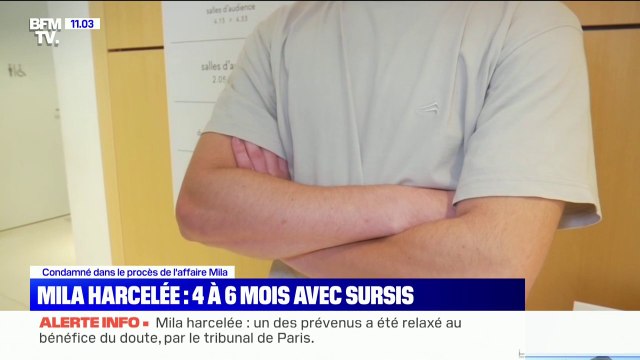 Je m'attendais à pire : l'un des prévenus condamnés dans l'affaire Mila témoigne