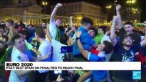 Italy beat Spain on penalties in Euro 2020 semi-final