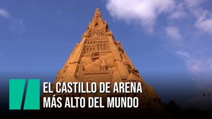 El castillo de arena más alto del mundo está en Dinamarca
