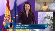 María Jamardo: Parte de Moncloa beta a Irene Montero por su ley de solo si es si, ella sigue vendiendo su ley