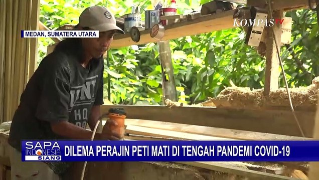 Permintaan di Tengah Pandemi Covid-19 Meningkat, Para Perajin Peti Mati di Medan Dilema