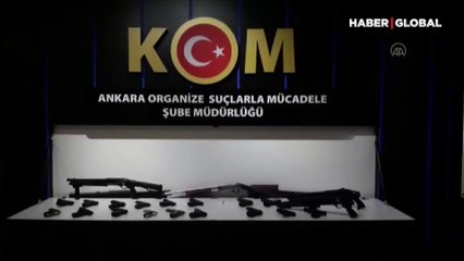 Ankara'da polisten 4 farklı suç örgütüne müsilaj operasyonu
