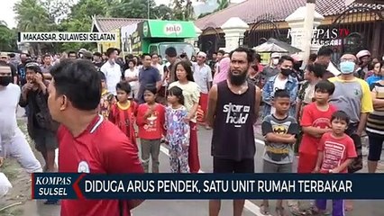 Satu Unit Rumah Berlantai Dua Dikompleks Gubernuran Dilalap Si Jago Merah