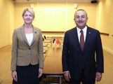 Son dakika haberleri... Bakan Çavuşoğlu, Estonya Dışişleri Bakanı Liimets ile görüştü