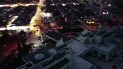 5 Yıldızlı otelde baca yangını korkuttu