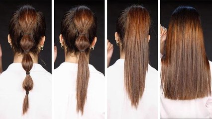 طريقة عمل تسريحة ذيل الحصان الفقاعة الرائجة جداً هذا الموسم