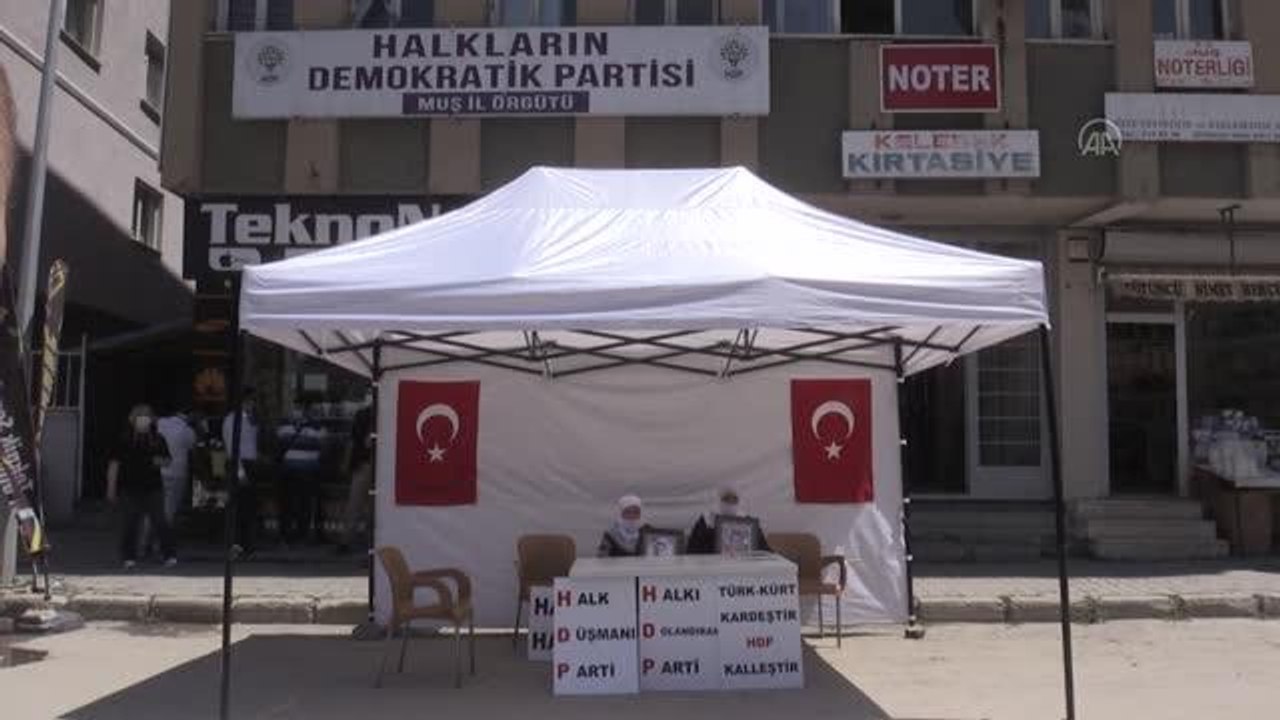 Çocuklarının dağa kaçırılmasından HDP'yi sorumlu tutarak eylem yapan aile sayısı 8'e yükseldi