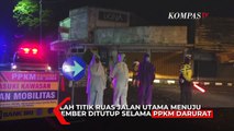 Hantu Pocong Jaga Pos Penyekatan PPKM Darurat