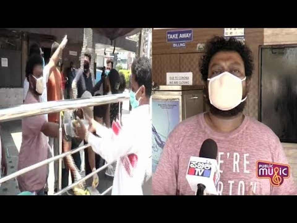 Actor Sadhu Kokila Distributes Food To Poor People To In Naagarabhaavi, Bengaluru