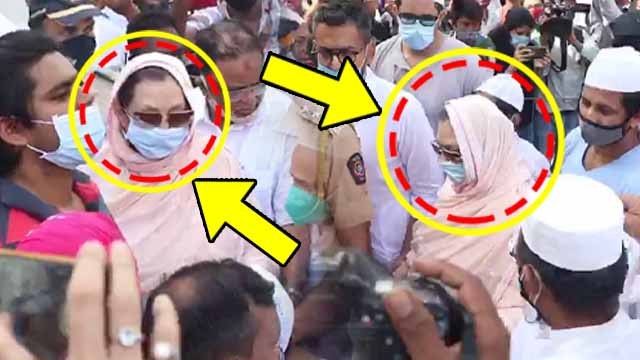 Dilip Kumar को अलविदा कहने Juhu कब्रिस्तान पहुंची Saira Banu, Check Out Viral Video! | FilmiBeat