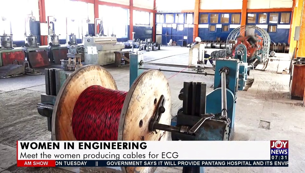 Women in Engineering: Meet the women producing cables for ECG - AM Business on JoyNews (7-7-21)