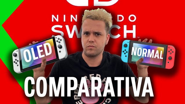 NINTENDO SWITCH OLED VS NORMAL: COMPARAMOS la NUEVA HÍBRIDA de NINTENDO