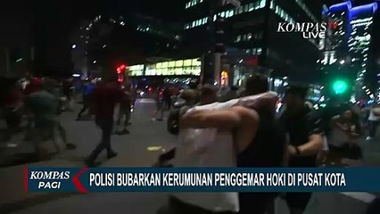 Kerumunan Besar Fans Hoki di Montreal Kanada Dibubarkan, Gas Air Mata Juga Digunakan