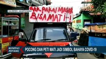 Pocong dan Peti Mati Jadi Simbol Bahaya Covid-19