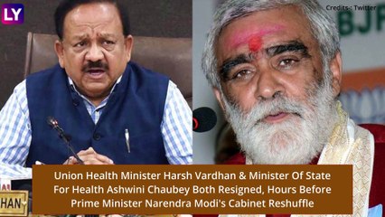 Tải video: PM Modi’s Cabinet Reshuffle: Harsh Vardhan, Ramesh Pokhriyal Resign; List Of 43 Ministers Who Will Take Oath