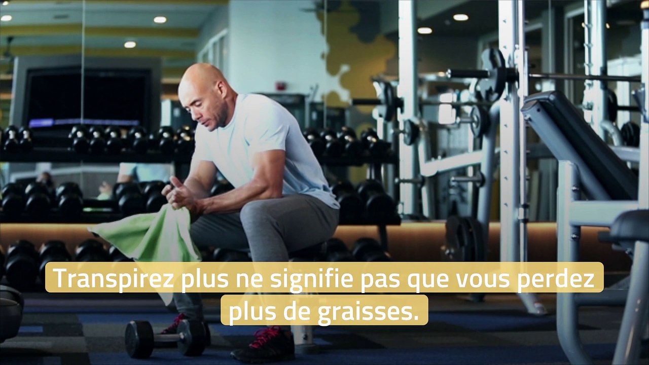 La transpiration quand on fait du sport, ce mythe qui est totalement faux