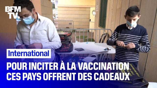 Pour inciter à la vaccination, des pays offrent des cadeaux