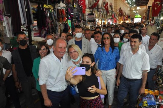 Memleket Partisi Genel Başkanı İnce, partisinin Çanakkale İl Başkanlığını açtı