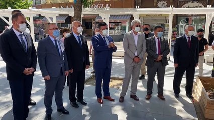 NİĞDE - Medya-İş, AA'nın fotoğraflarından oluşan 'Direnen Filistin' konulu sergi açtı