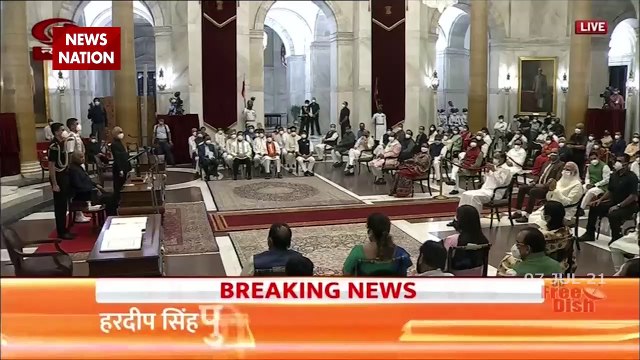 Modi Cabinet Reshuffle:Shantanu Thakur takes oath as Minister of State