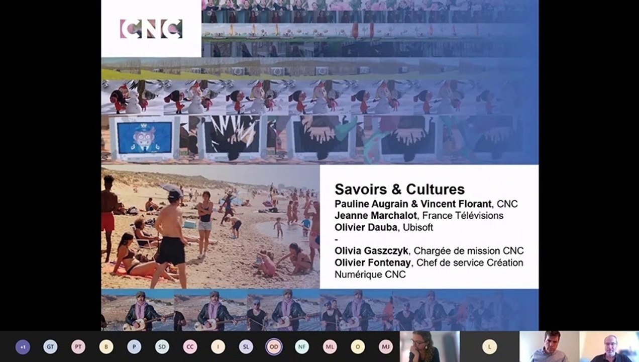Webinaire Savoirs et Cultures (jeu video) - CNC - 2 juillet 2021