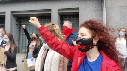Bruxelles : manifestation pour les droits des femmes