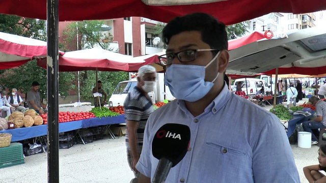 Pazarcılardan İHA muhabirine çirkin saldırı