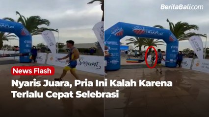 Nyaris Juara, Pria Ini Kalah Karena Terlalu Cepat Selebrasi