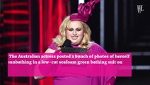 Rebel Wilson Sunbathes In A Low-Cut Swimsuit & Her Ex Jacob Busch Is Here For It
