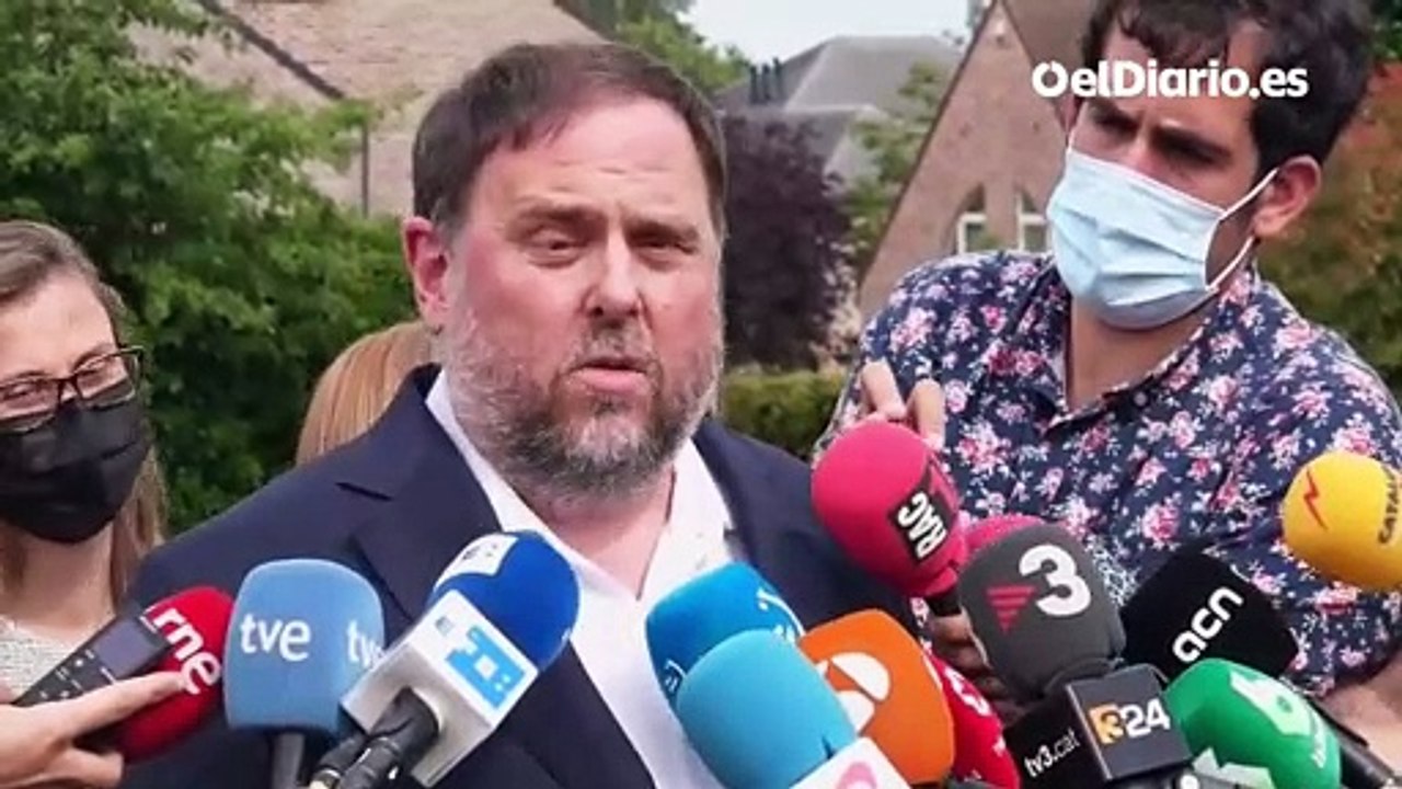 Puigdemont y Junqueras se reencuentran "sin reproches" en Waterloo casi cuatro años después