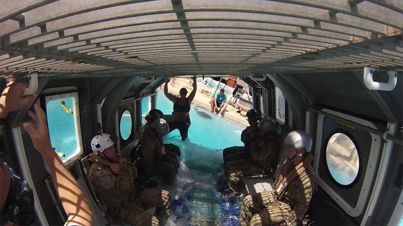 Hawaii Army National Guard Dunker Training • Marine Corps Base Hawaii