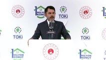 TOKİ tarafından inşa edilen 1 milyonuncu konutun anahtarı teslim edildi