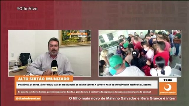 Gerente de Saúde fala sobre aglomerações em posto de Cajazeiras e sugere que Prefeitura amplie número de pontos de vacinação