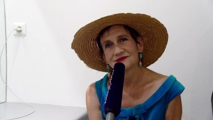 Interview Caroline Loeb à Allauch au micro de Davy Moisson