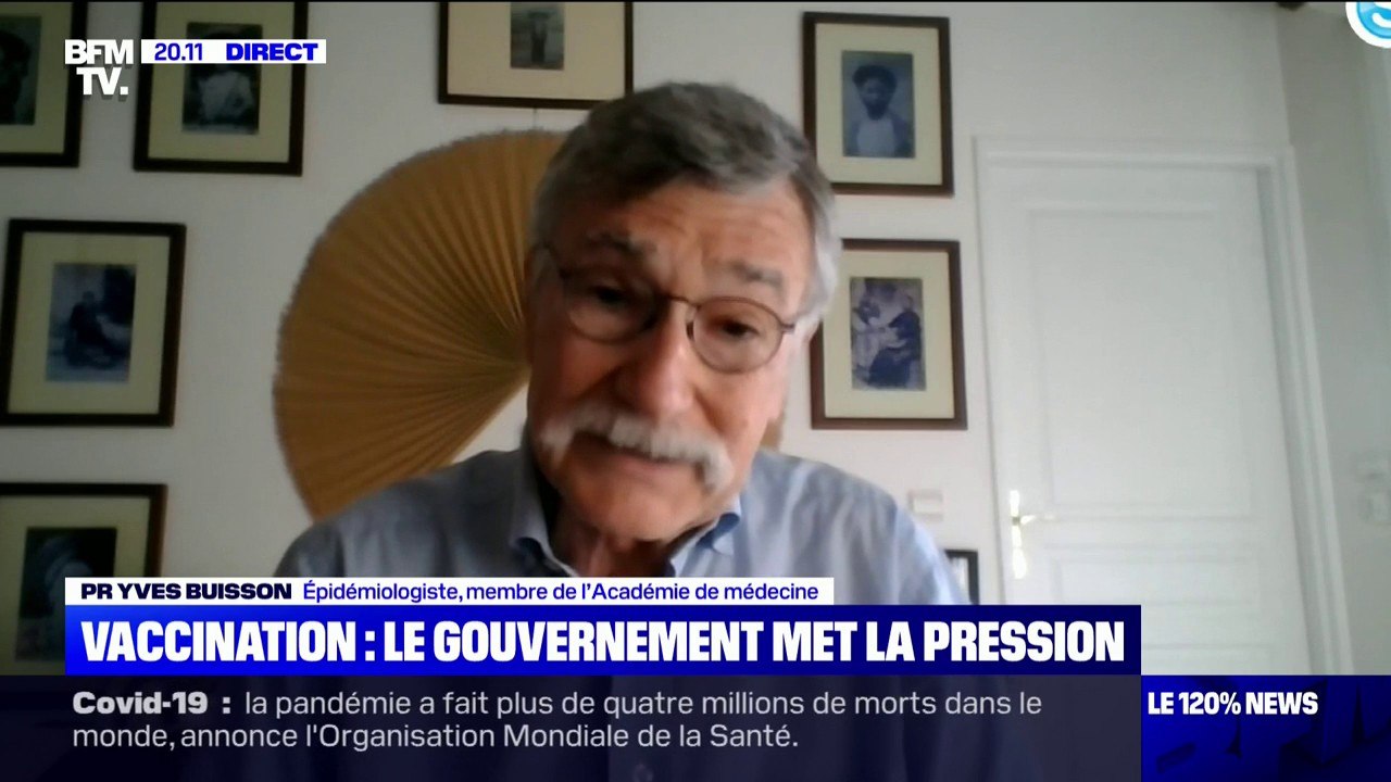 Le Pr Yves Buisson espère une 4e vague "moins importante que les précédentes puisque les personnes les plus à risque ont, en majorité, été vaccinées"