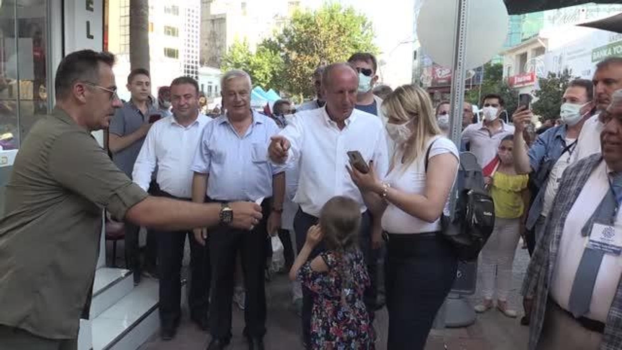 BALIKESİR - Memleket Partisi Genel Başkanı İnce, partisinin Edremit ilçe binasının açılışını yaptı