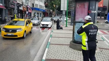 Bursa'da yaya önceliği denetimleri devam ediyor