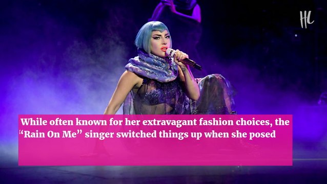 Lady Gaga Goes Makeup-Free While Soaking Up The Sun In Her Backyard