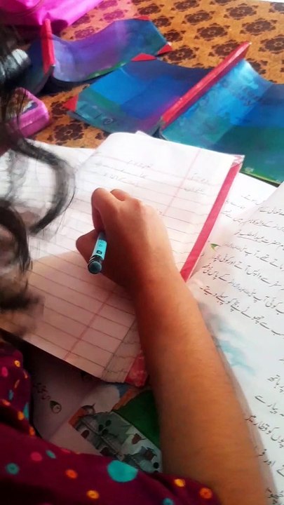 My nieces is learning urdu