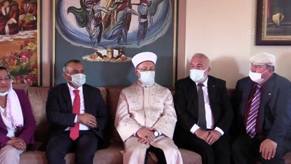 ORDU - Diyanet İşleri Başkanı Erbaş, Ezeltere Kültür Merkezi ve Cemevi'ni ziyaret etti