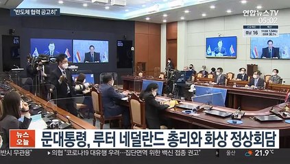 한-네덜란드 화상 정상회담…"반도체 분야 핵심 파트너"