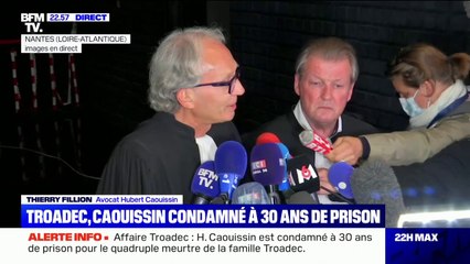 Me Thierry Fillion sur la peine d'Hubert Caouissin: "C'est un soulagement pour notre client, mais pas une victoire en soi"