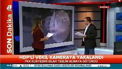 HDP'li vekilin inanılmaz görüntüleri